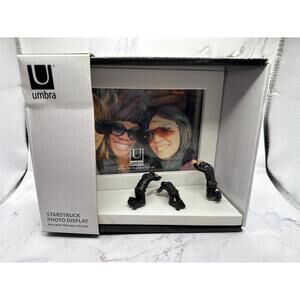 NOS Umbra Starstruck Photo Display 4"x 6" White Designed by Tom Vincent